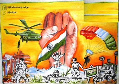 Adg Pi Indian Army On Twitter Army Drawing Poster Drawing