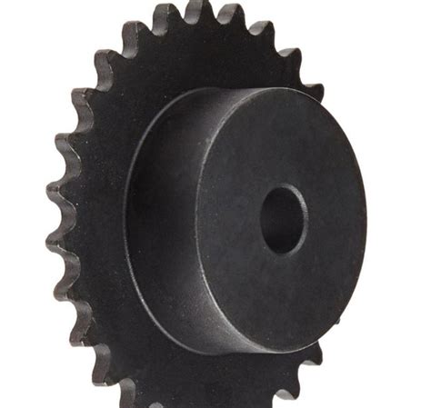 DIN 8187 05b 1 Hub Steel Single Strand Sprocket 40 Teeth With 8mm Pitch