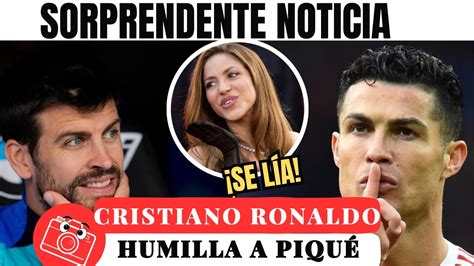 Cristiano Ronaldo HUMILLA a Piqué con MENSAJE a Shakira por Acróstico