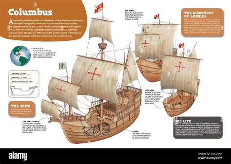 Infographic about Christopher Columbus, known for having discovered ...