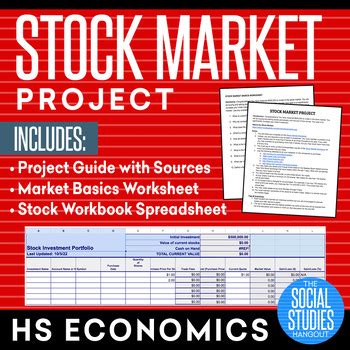 Stock Market Project by The Social Studies Hangout | TPT