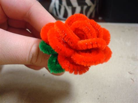 Ring-O Crafts: Pipe Cleaner Rose Ring Tutorial