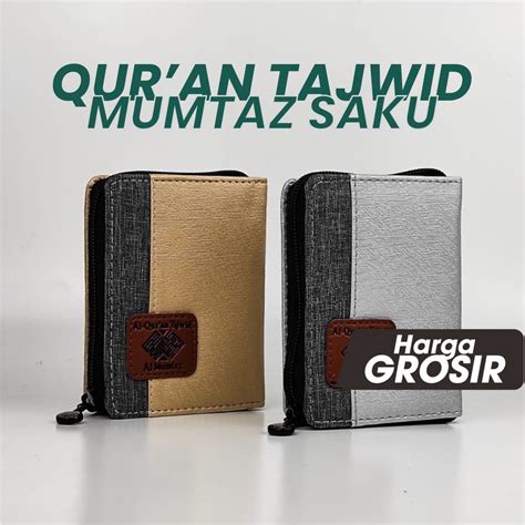 Jual Al Quran Saku Pocket Tajwid Al Mumtaz A Resleting Al Quran