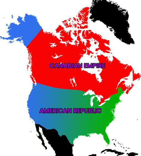 Map of the Canadian Empire by rabbit-ice on DeviantArt