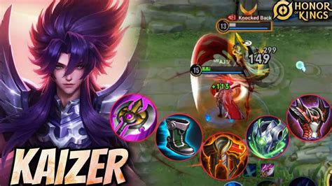 Kaizer Tank Build Jungle Unkillable Monster Honor Of Kings Youtube