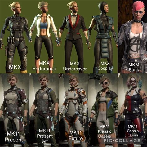 Evolution Of Johnny Cage Sonya Blade And Cassie Cage Rmortalkombat