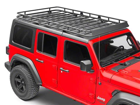 Redrock Jeep Wrangler Full Length Roof Rack J130926 Jl 18 23 Jeep Wrangler Jl 4 Door Free