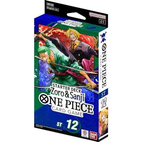 Juego De Cartas One Piece Zoro And Sanji Starter Deck De Bandai Rojo En