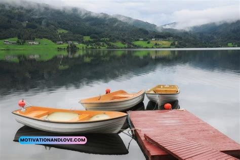 lake boating quotes motivation  love