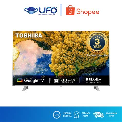 Jual TOSHIBA 55C350LP LED SMART GOOGLE TV 4K UHD 55 INCH Shopee Indonesia