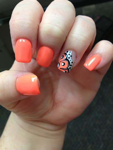 Orange Manicures For Bright Souls