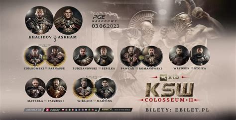 KSW 83 Colosseum 2 karta walk transmisja zapowiedź gali MMAROCKS