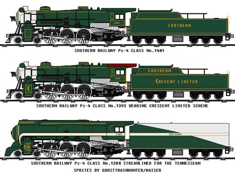 Southern Railway Ps 4 Class Sprites By Ghosttrainhunter On Deviantart