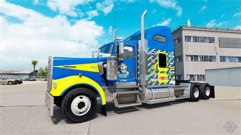 Skin Goodyear Racing Truck Kenworth W900 For American Truck Simulator