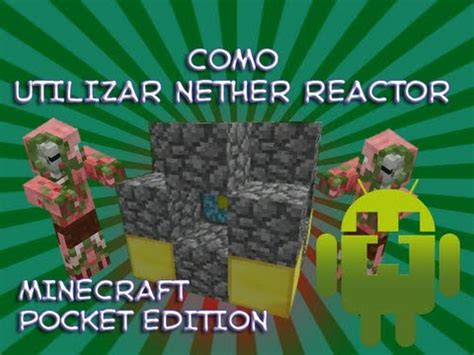 Como Utilizar Nether Reactor En Minecraft Pocket Edition 0 5 0 YouTube