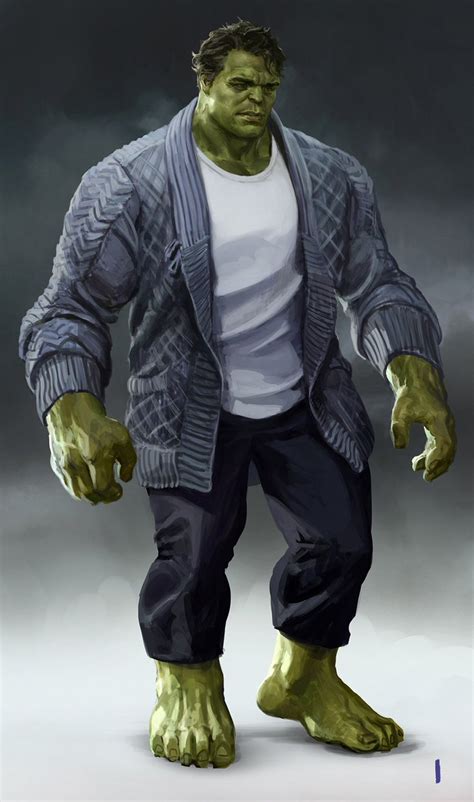 Hulk concept art exploration for A Wesley Burtのイラスト