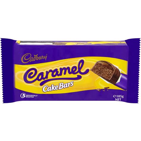 Cadbury Caramel Cake Bars 5 Pack Woolworths