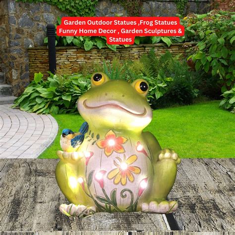 Handmade Outdoor Garden Frog Statue Garden Decor Garden Etsy