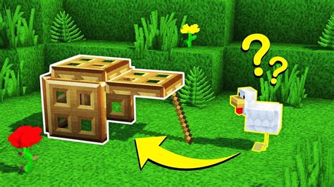 Minecraft Como Hacer Una Trampa Funcional Para Animales Youtube