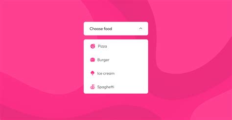 Smooth Drop Down Menu Animation Figma