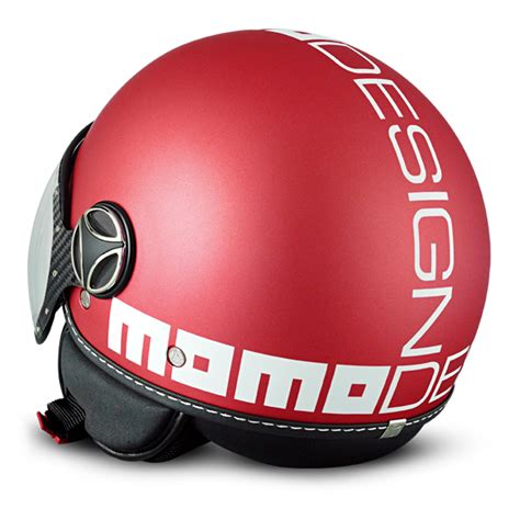 Fgtr Casco Demi Jet Momo Design Classic Rosso Opaco Scritta Bianca Tg L 60 Cm Ricambi Moto Lo