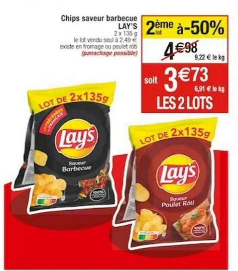 Promo Chips Saveur Barbecue Lay S Chez Cora Icatalogue Fr