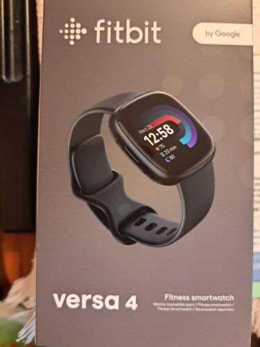 Brand New Fitbit Versa 4 Fitness Smartwatch Graphite Black EBay