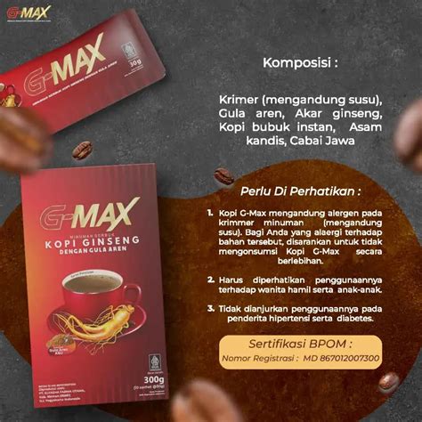 Affiliasi Kopi G MAX