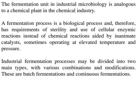 Solution Types Of Fermentation And Fermenters Studypool