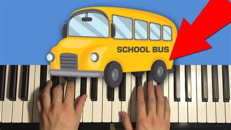 How To Play Wheels On The Bus Piano Tutorial Lesson Acordes Chordify