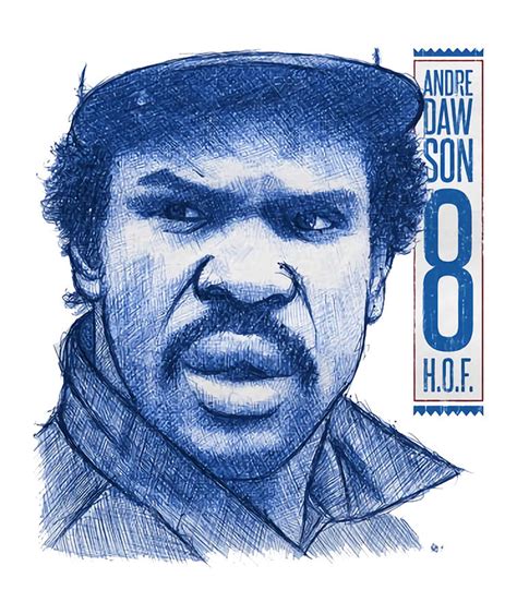 Andre Dawson Sketch Digital Art By Kelvin Kent Pixels