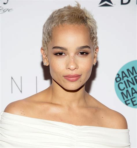 Zoë Kravitz Just Ditched Her Blonde Pixie Cut
