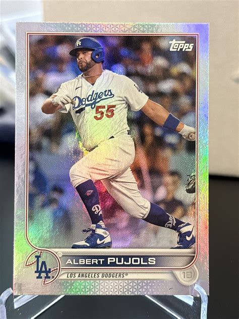 Series Base Rainbow Foil Albert Pujols Los Angeles