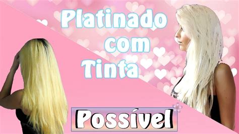 Como Platinar Cabelo Tinta Moda Pimenta Manualdoloiro Youtube