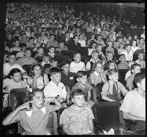 Children In The Odeon National Cinema Club Kingsford 1947 The