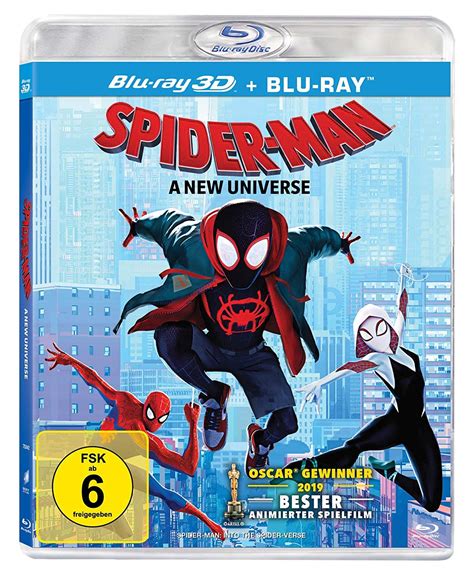 Spider Man Into The Spider Verse 3d Blu Ray Blu Ray Uk