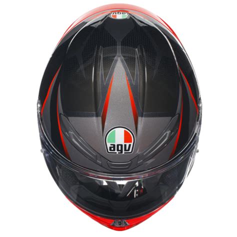 Agv K S E Mplk Slashcut Negro Gris Rojo Motard Class