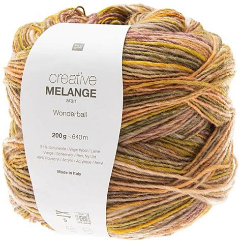 Rico Creative Melange Aran Wonderball Yarn Spotted Sheep