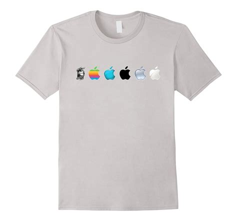 Apple Logo Evolution History T-Shirt-BN – Banazatee