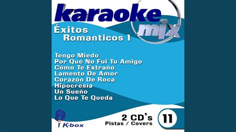 Corazón De Roca Karaoke Version Youtube