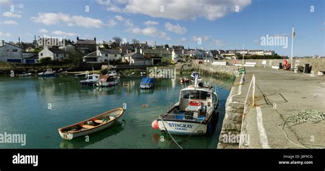 Cemaes Bay Harbour Stock Photo - Alamy