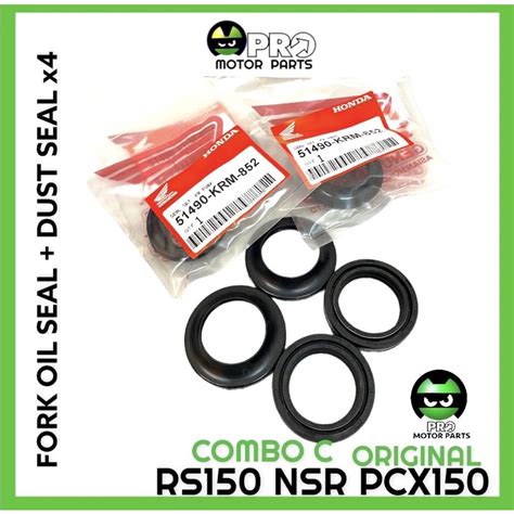 Honda Rs Nsr Pcx Fork Oil Seal Double Spring Dust Seal Fork