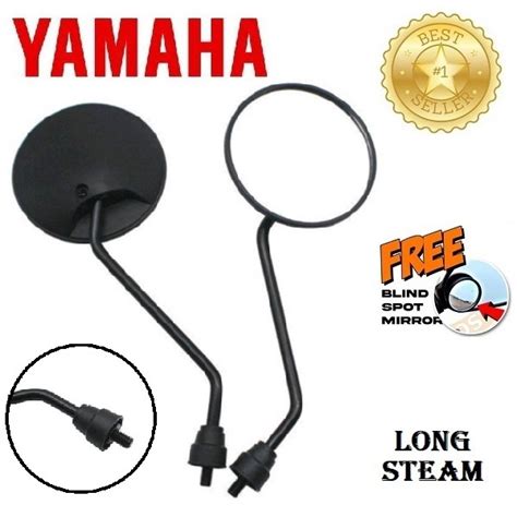 Yamaha Fazzio Accessories Motorcycle Clear Side Mirror Long Stem