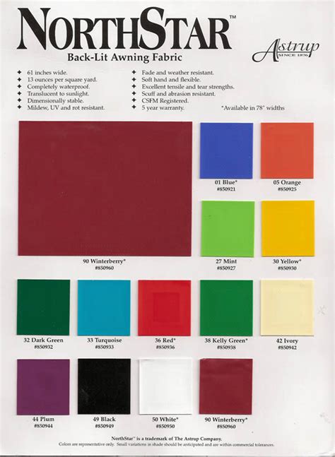 Mbci Color Chart Draw Front