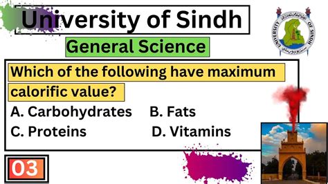 General Science Repeated Science Mcqs Sindh University Entry Test