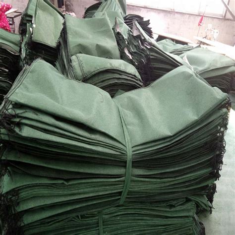 Non Woven Pet Pp Geotextile Vegetated Sandbag Geo Bag For Slope