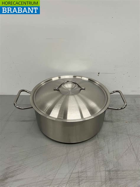 RVS Fusion Professionele Soeppan Kookpan Pan 35 5 X 26 Cm 4 7 Liter