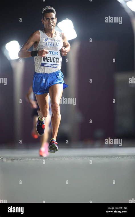 Daniele Meucci Participating In The Doha World Athletics