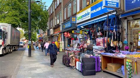 Indian Shops At Southall London Uk June Editorial Stock