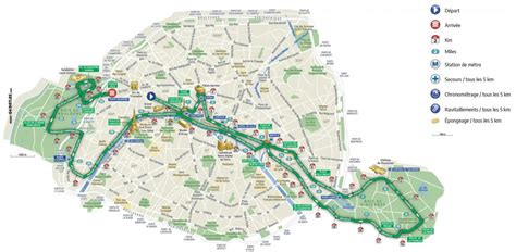 Paris Marathon 2024 Route - Truda Hilliary